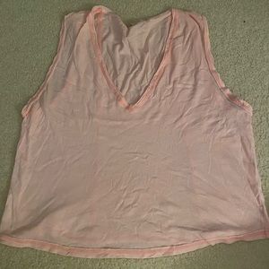Free people pink flow top